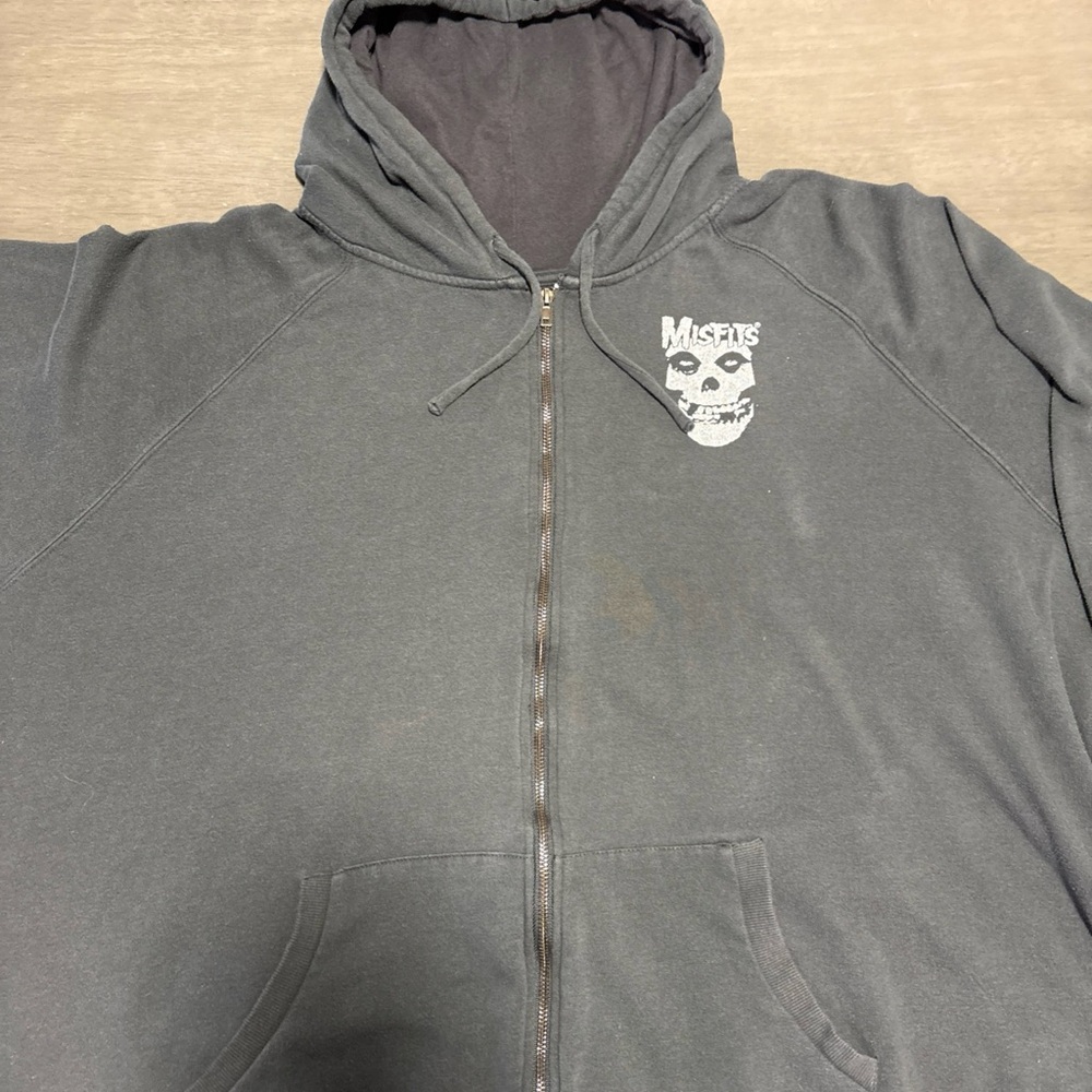 Vintage Misfits Gray Zip Up XL